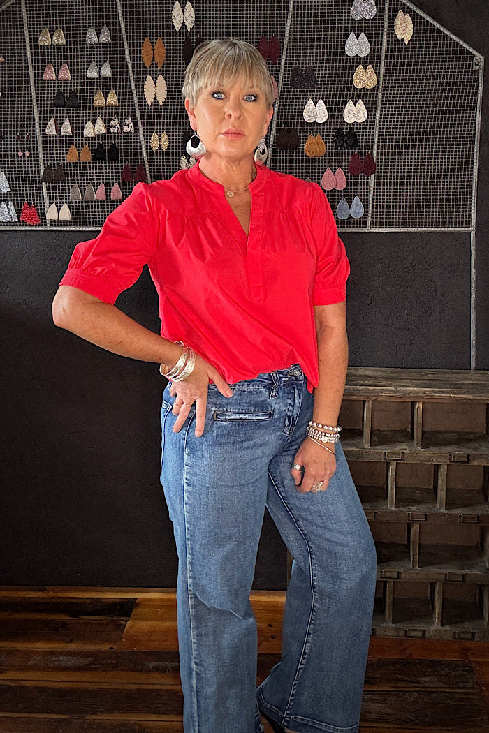 THAT’S THE SPIRIT TOP - POPPY