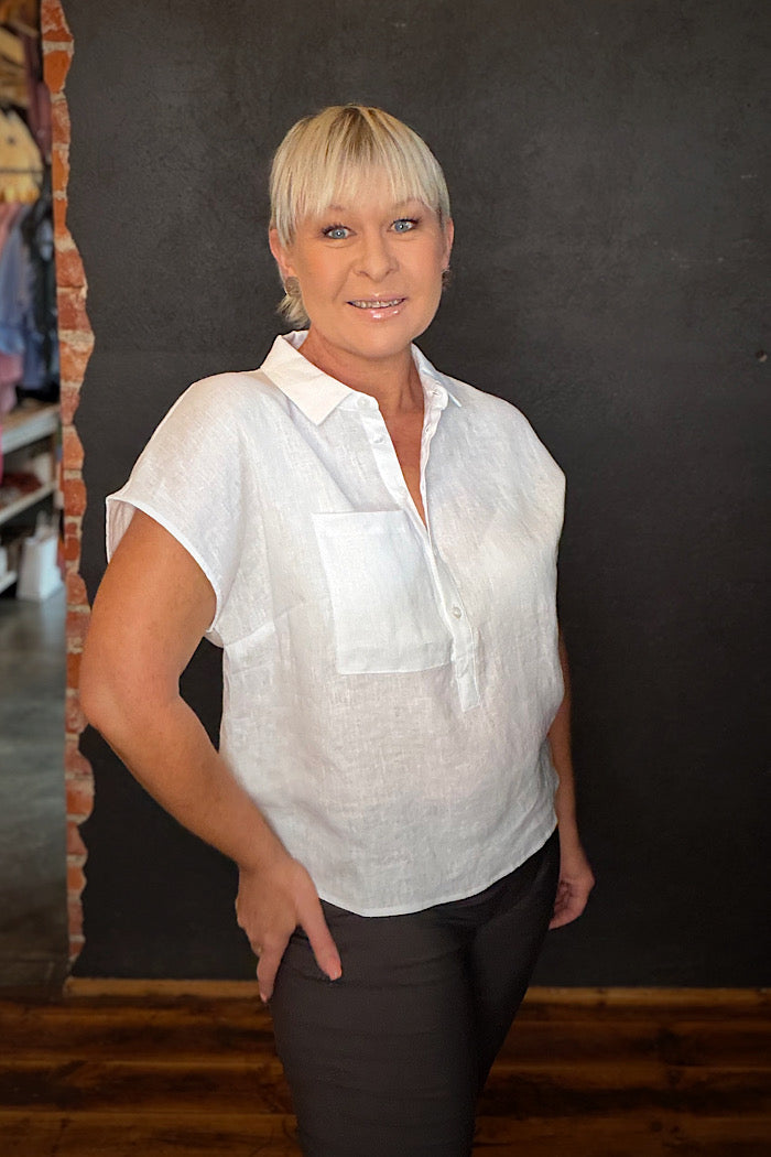POCKET ROCKET TOP - WHITE
