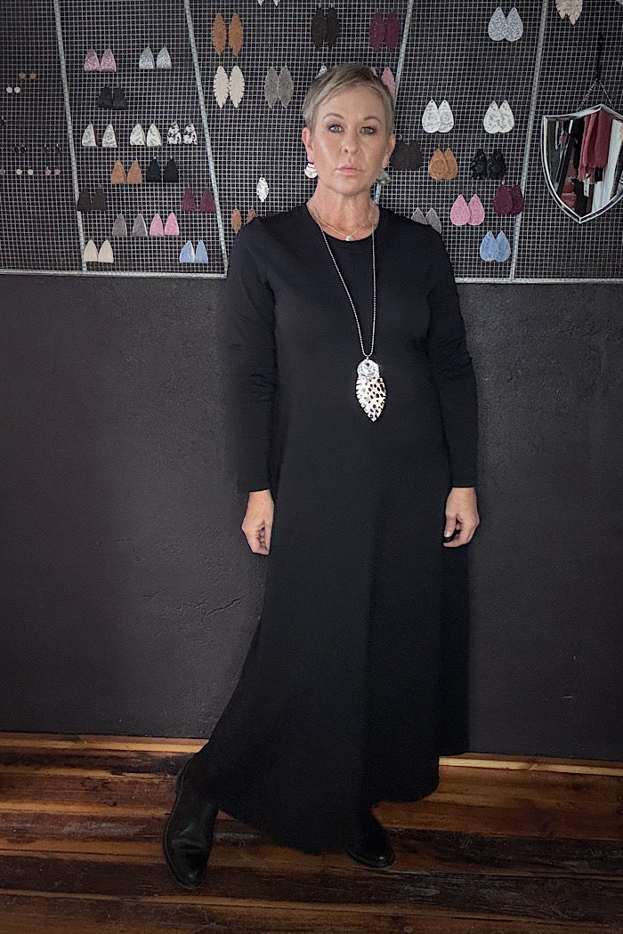 CORONET PEAK DRESS - BLACK