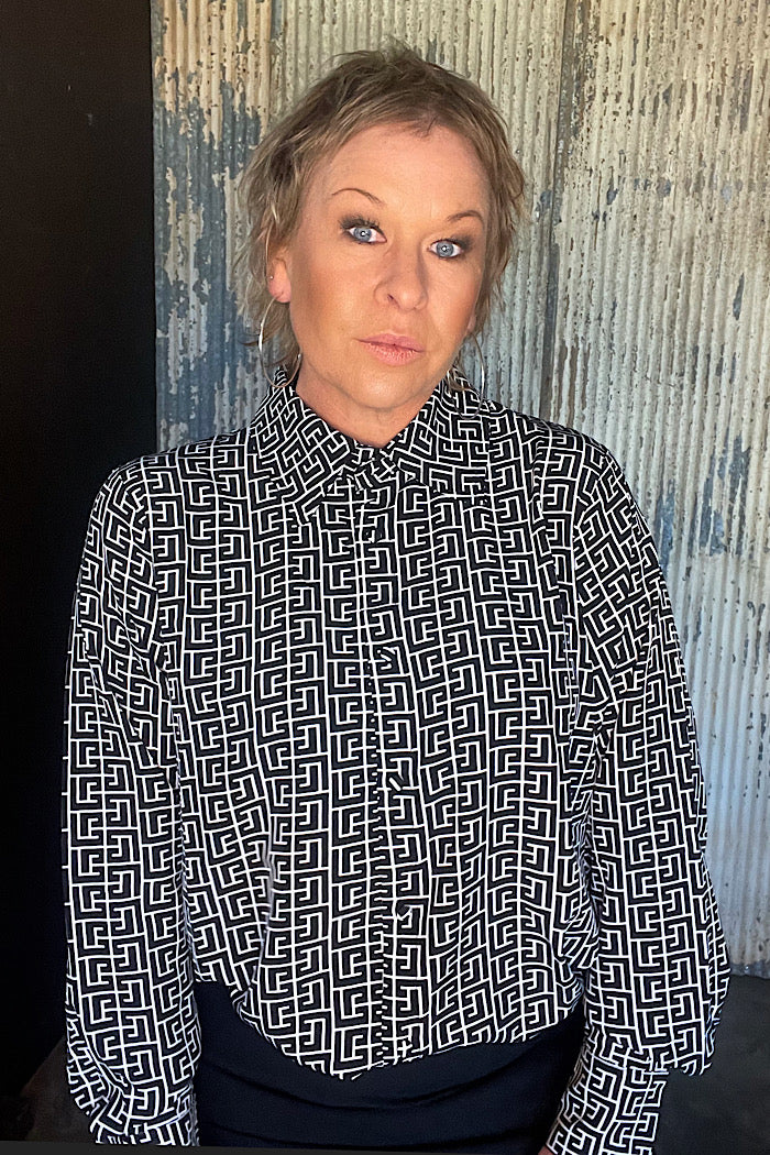 BRONX SHIRT - BLACK PRINT