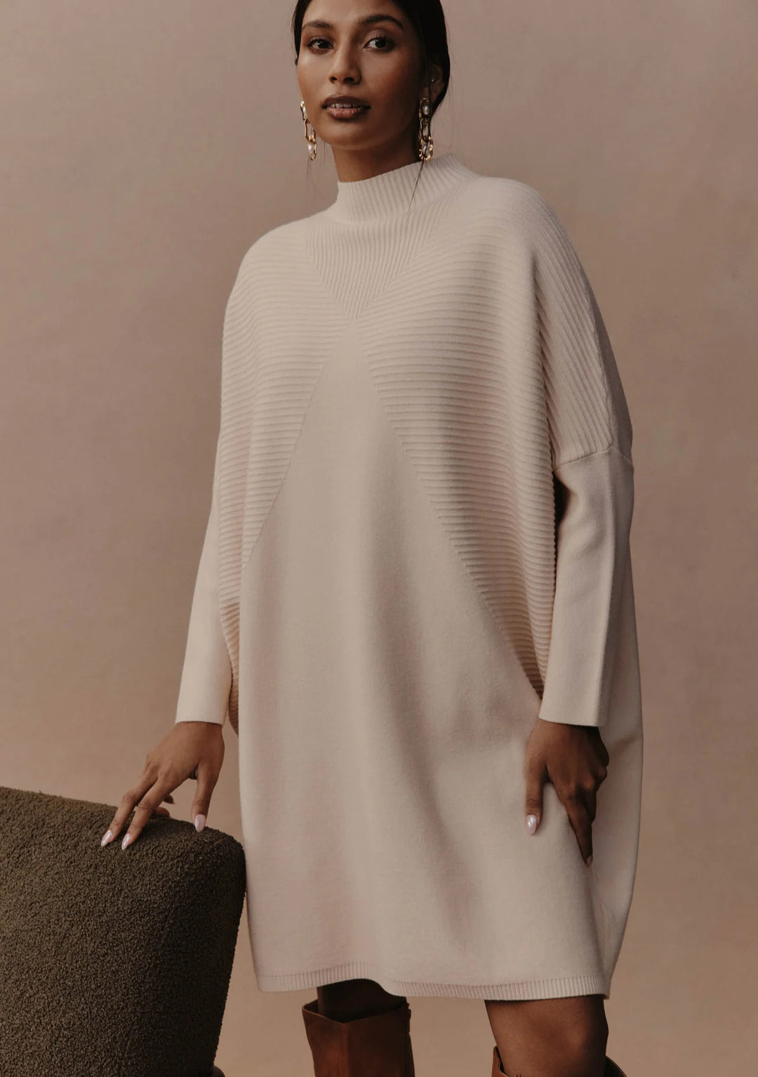 PALMER OVERSIZE KNIT - ECRU