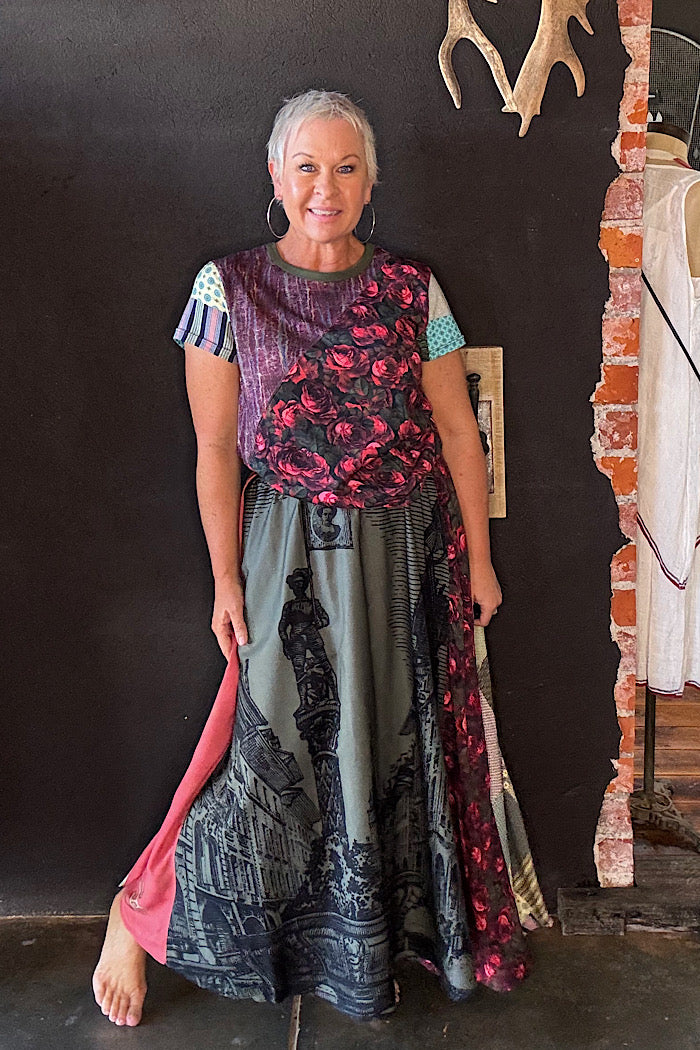 CIRCULAR BY MAUD DAINTY TOWN SQUARE SKIRT - HOME NOTES