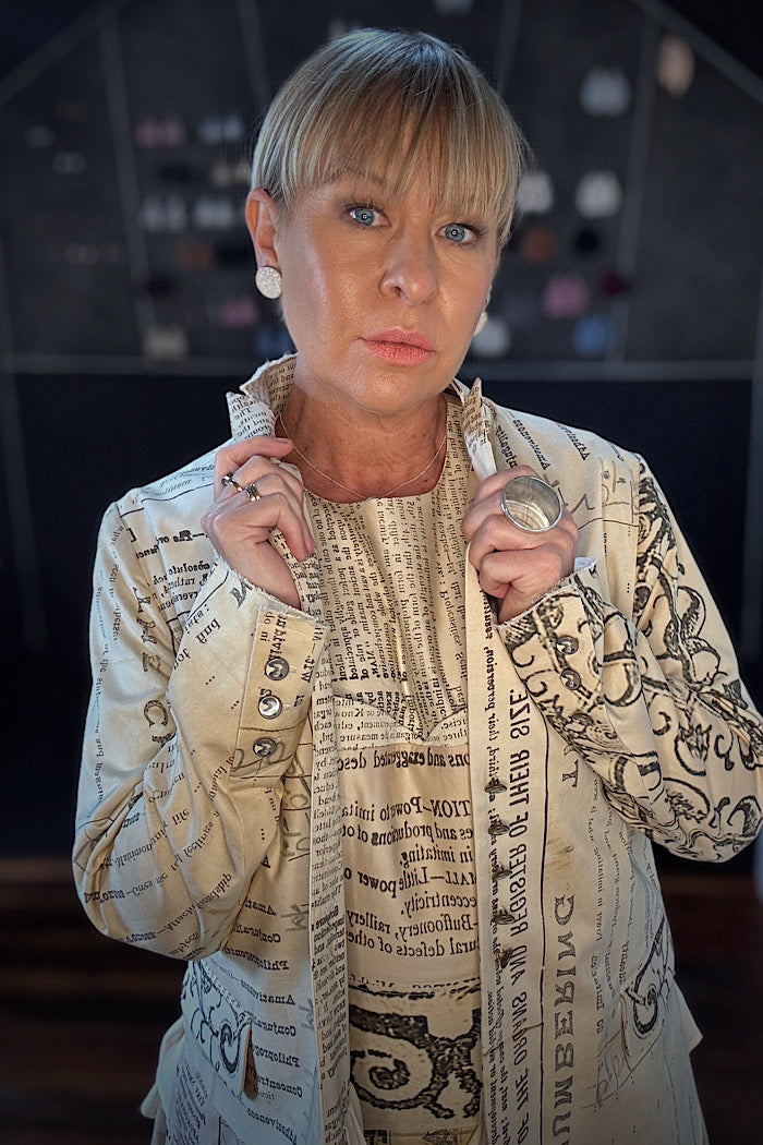 CIRCULAR BY MAUD DAINTY SPLICE JACKET - PHRENOLOGY