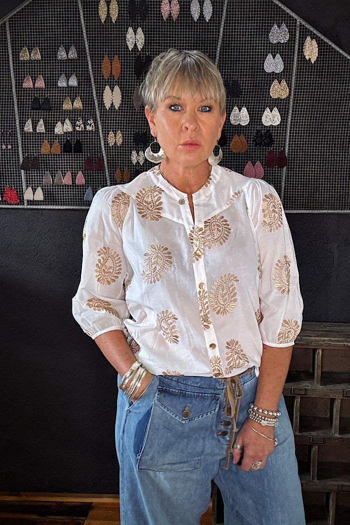 PONSA BLOUSE - OFF WHITE