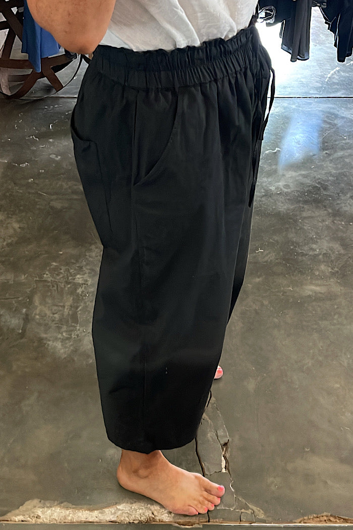 REMY PANTS - COTTON TWILL - BLACK