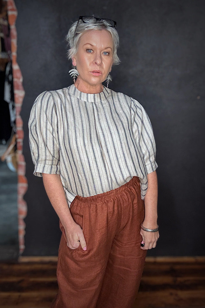 EVA’S SUNDAY TABITHA PANTS - BRICK