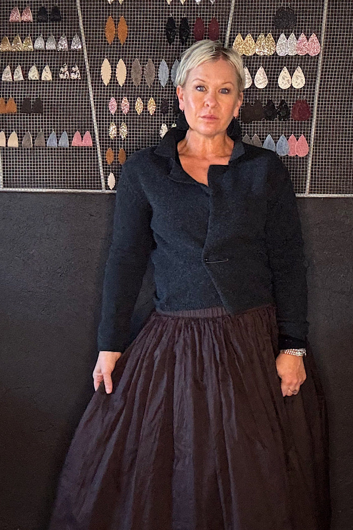 BINX CARDIGAN - SOFT BLACK