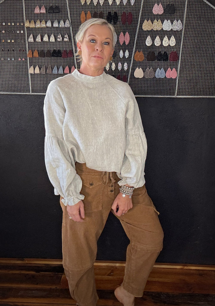 M.A. DAINTY CORD TRUCKER - TOBACCO