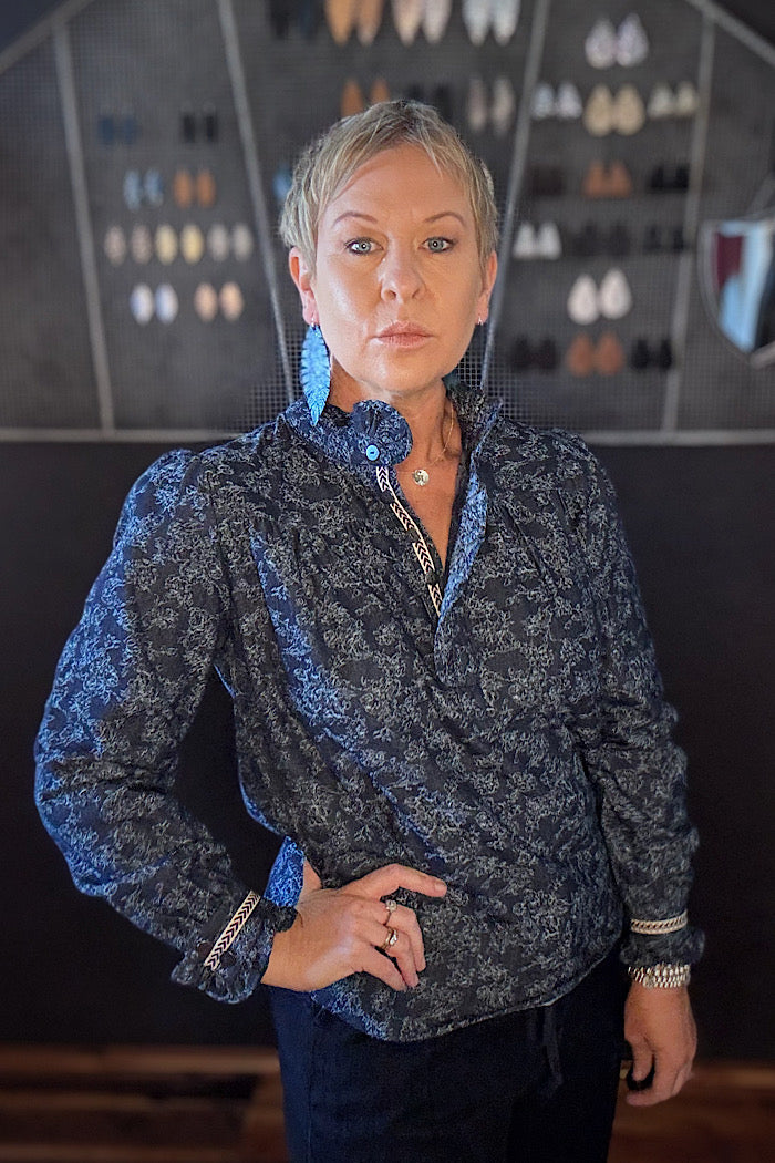 FRILLING SHIRT - TAPESTRY