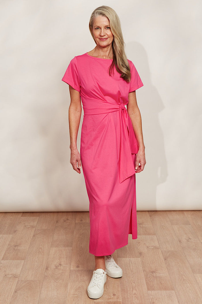 VERANO TIE DRESS - MUSK