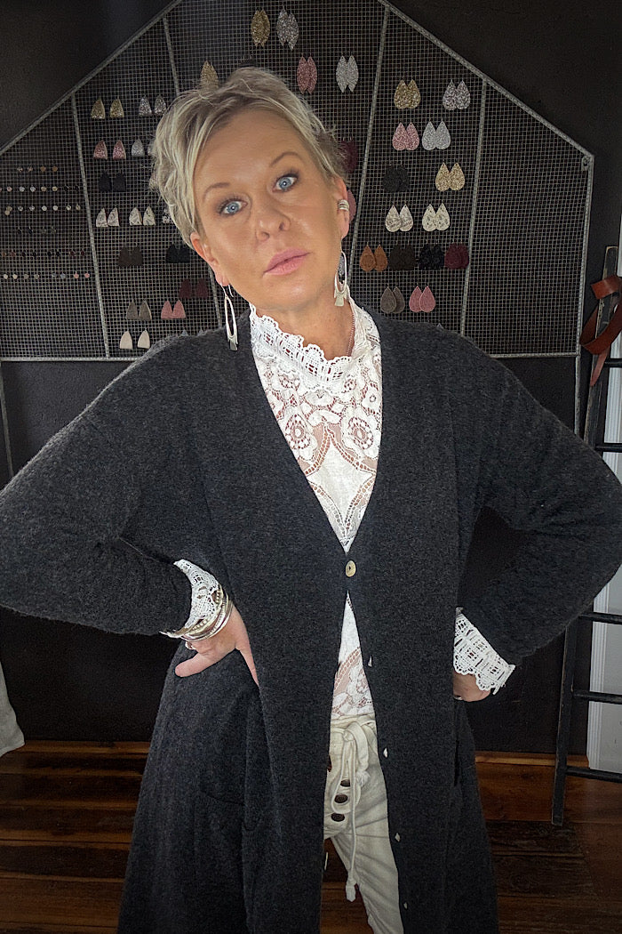 ELLERY CARDIGAN - BLACK