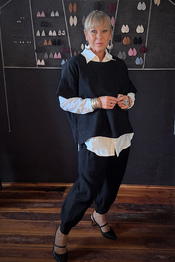 RILEY TOP - BLACK