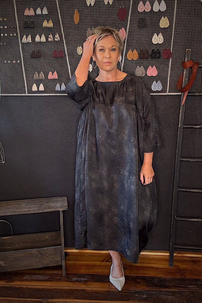 M.A. DAINTY PLAYGROUND DRESS - BLACK