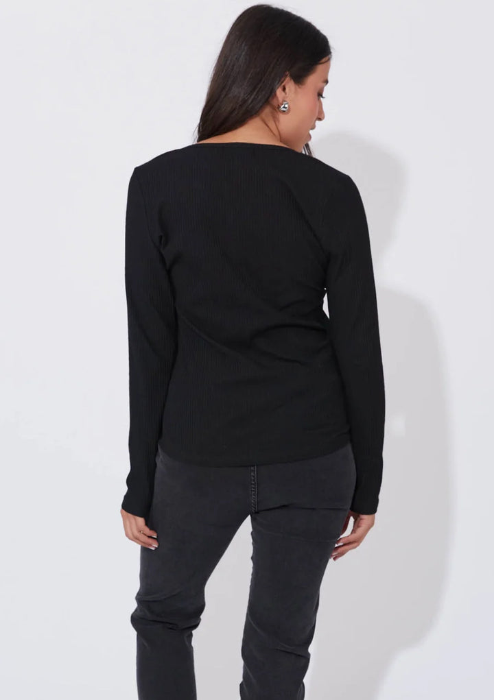 NEVADA TOP - KOHL BLACK