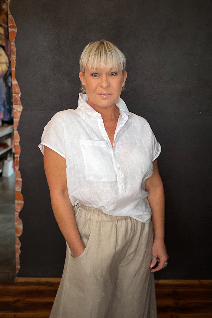 POCKET ROCKET TOP - WHITE