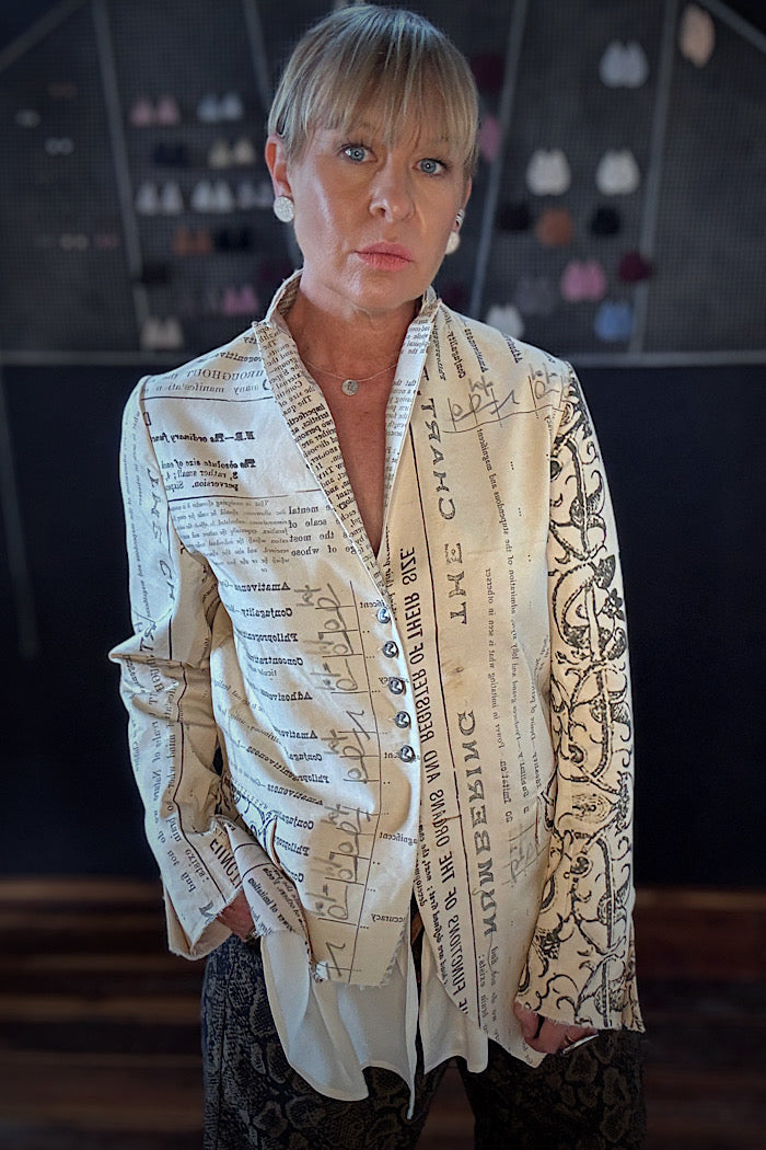 CIRCULAR BY MAUD DAINTY SPLICE JACKET - PHRENOLOGY