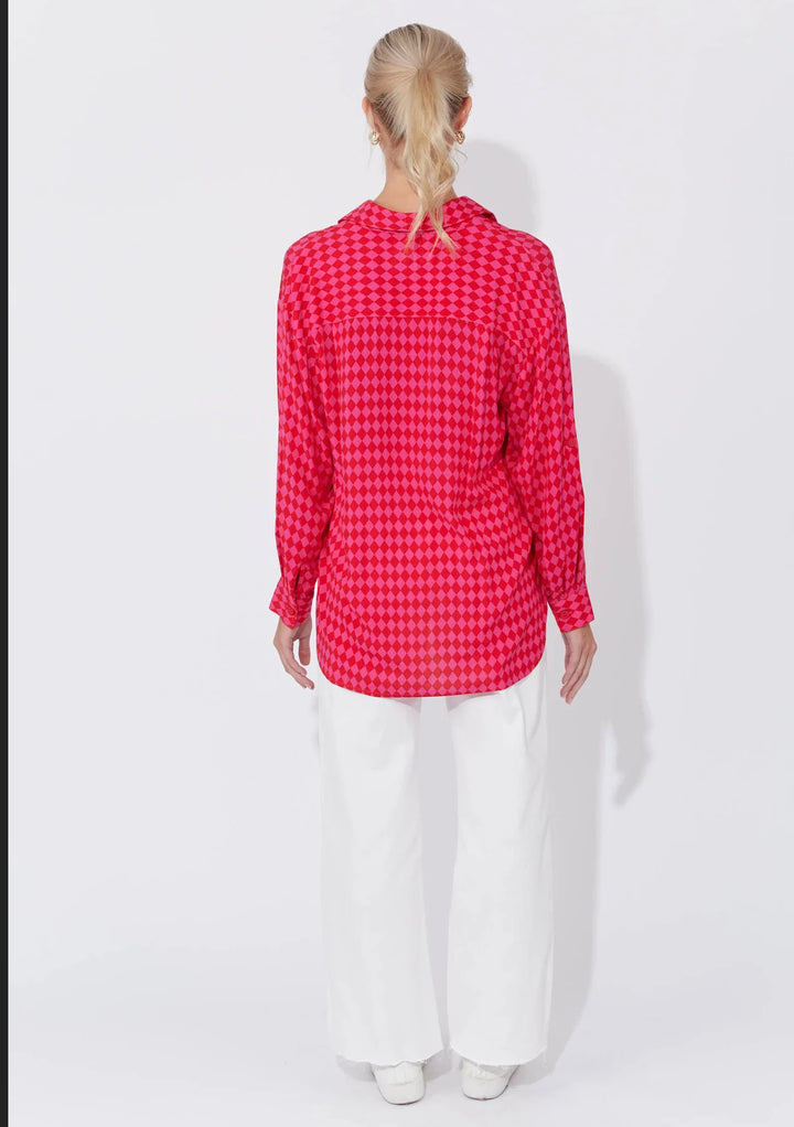 CASABLANCA SHIRT - CHILLI/PINK