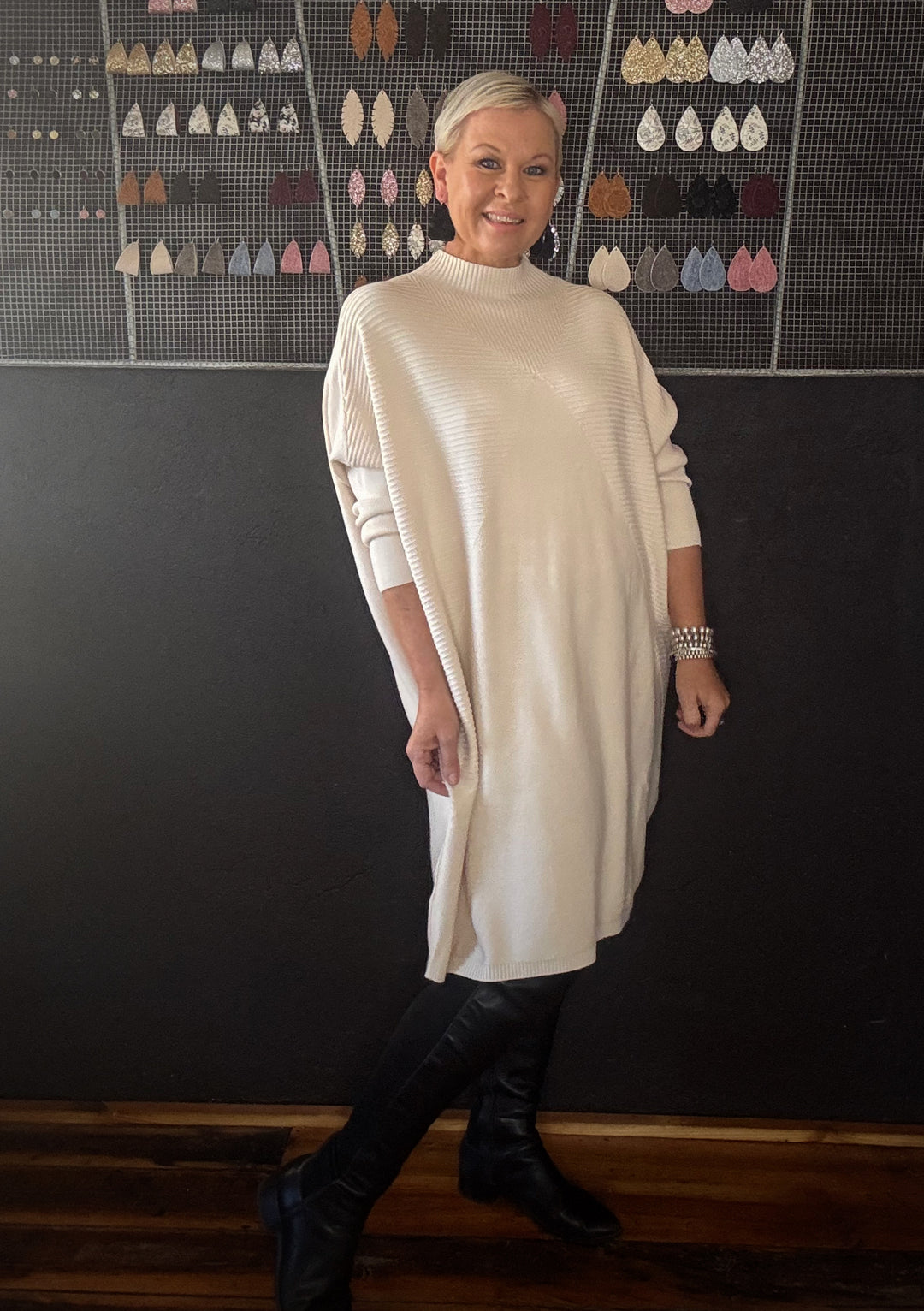 PALMER OVERSIZE KNIT - ECRU