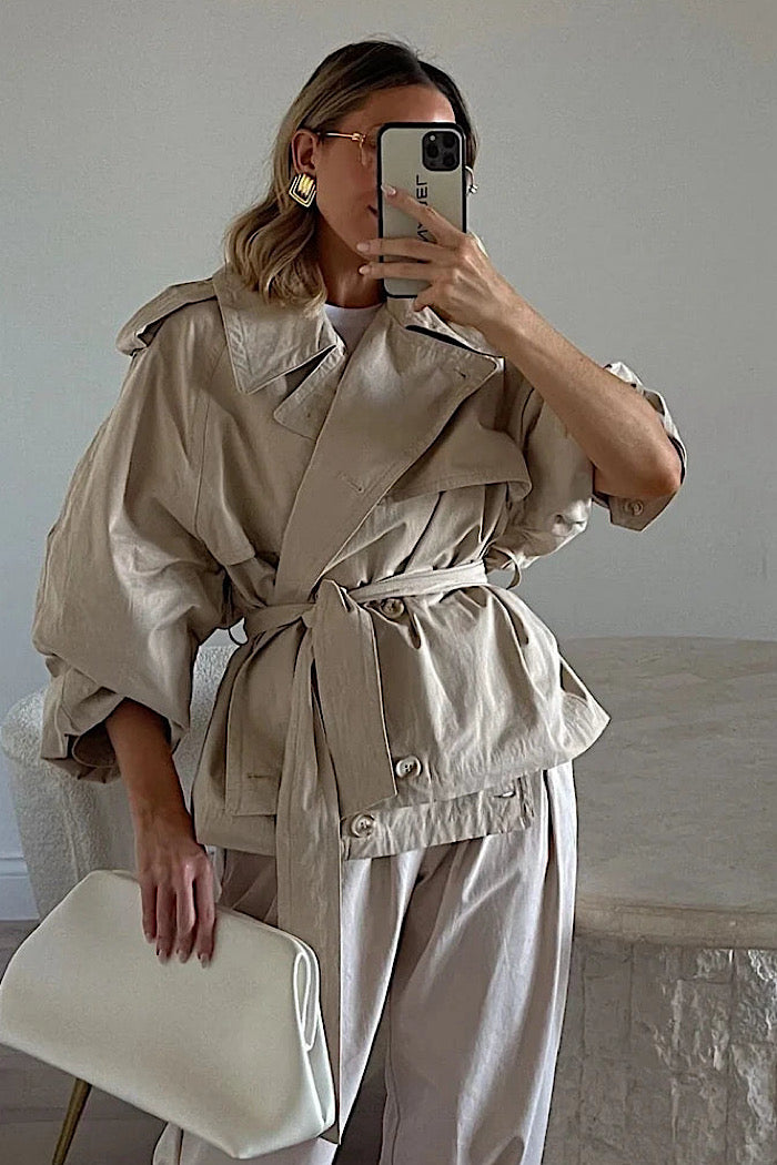 GRETA JACKET - BEIGE