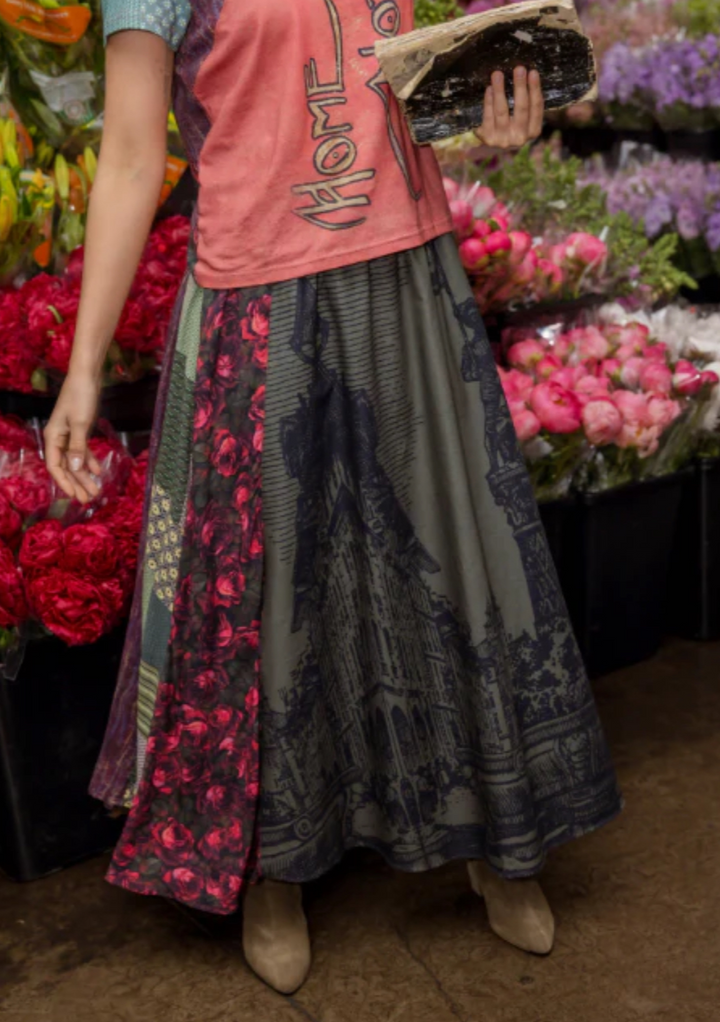 CIRCULAR BY MAUD DAINTY TOWN SQUARE SKIRT - HOME NOTES
