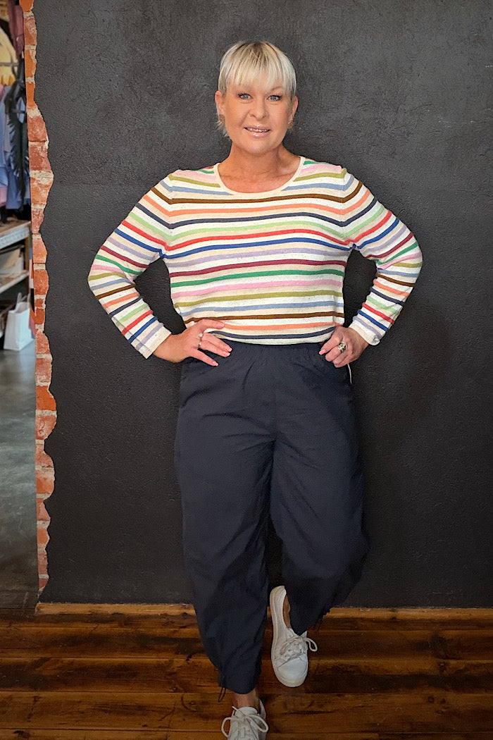 HEMLINE HYPE PANT - NAVY