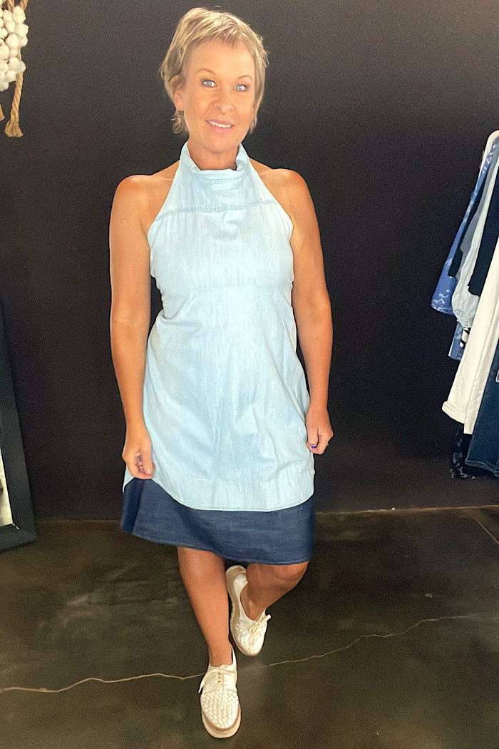 UPCYCLED SHIRT DRESS - MATILDA