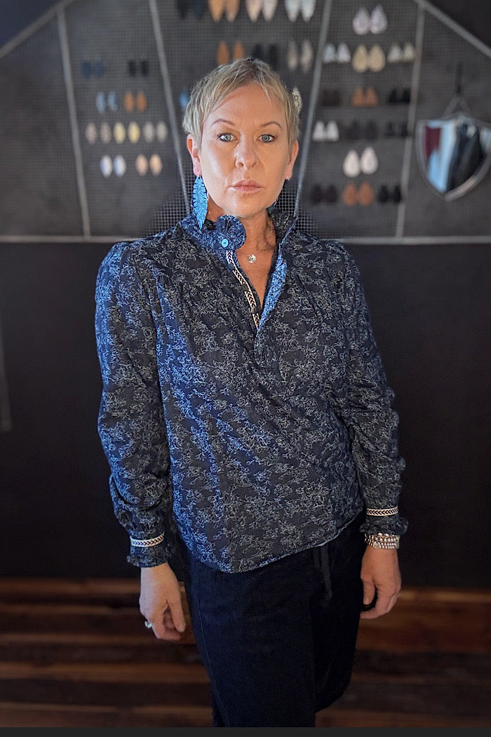 FRILLING SHIRT - TAPESTRY