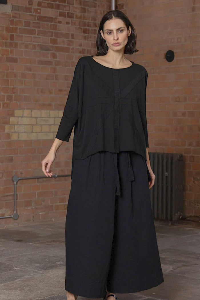 UNION COTTON TEE - BLACK