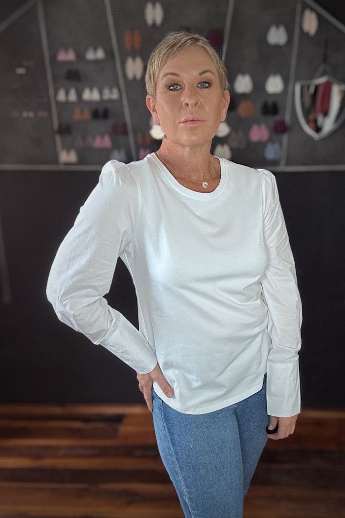 THORNBURY TOP - WHITE