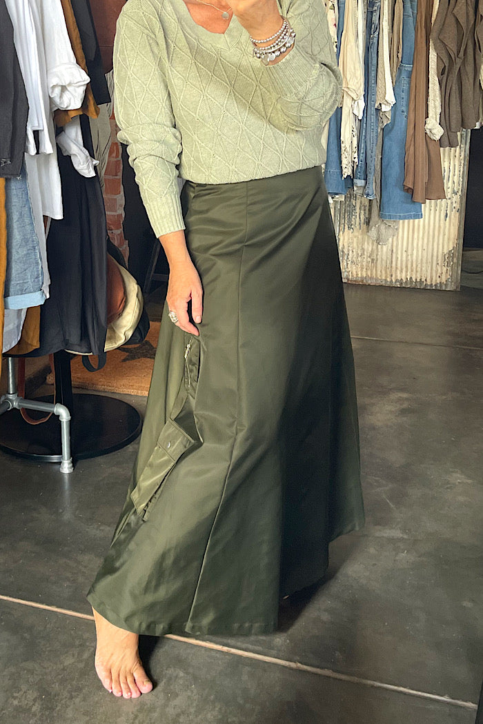 RASTACAP SKIRT - OLIVE