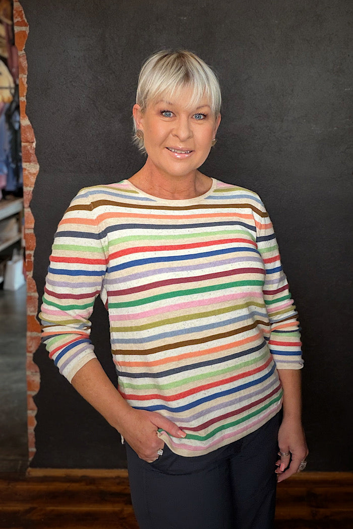 MANSTED ADELE STRIPE KNIT