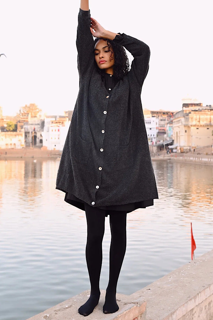 ELLERY CARDIGAN - BLACK