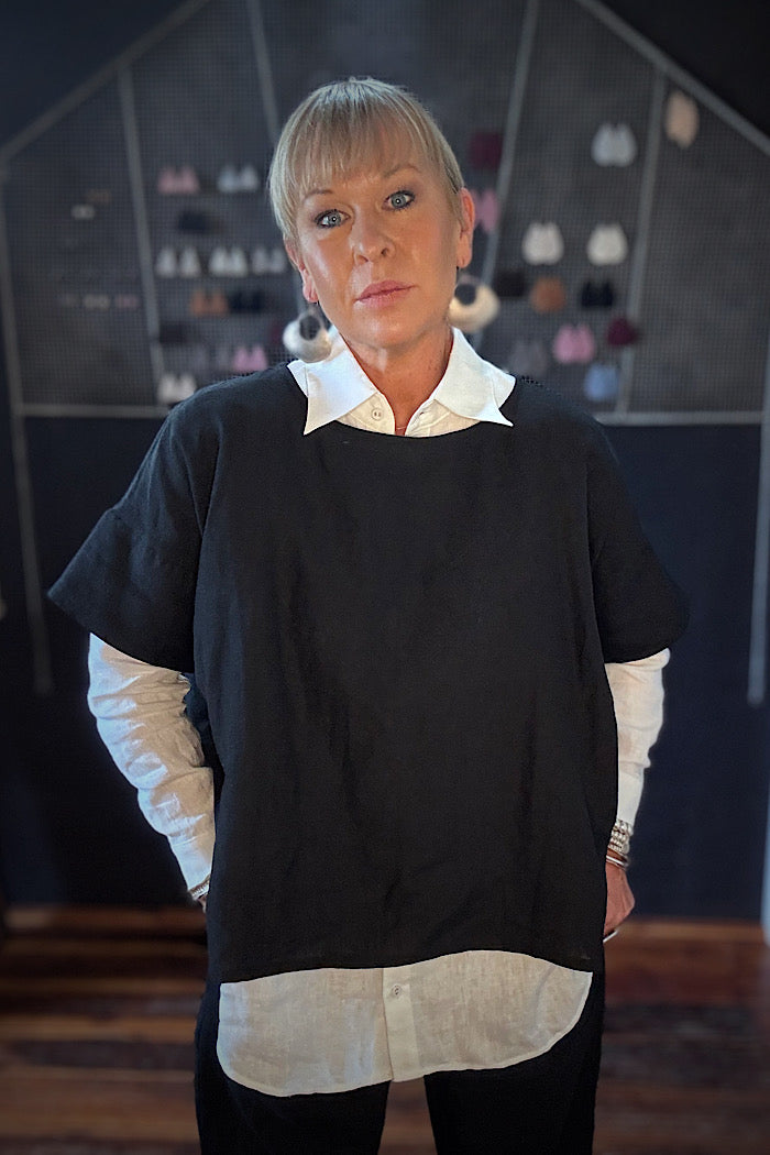 RILEY TOP - BLACK