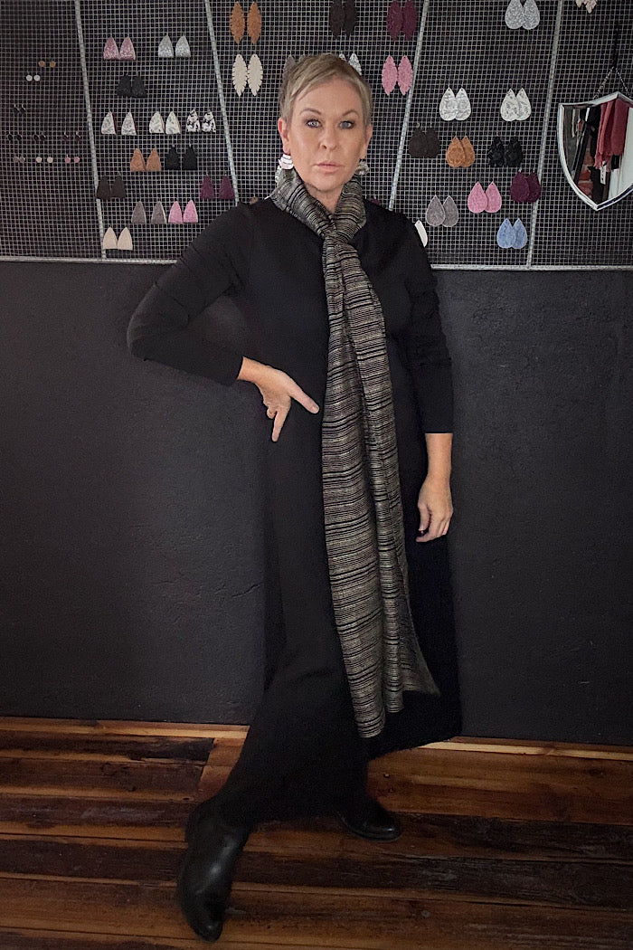 CORONET PEAK DRESS - BLACK