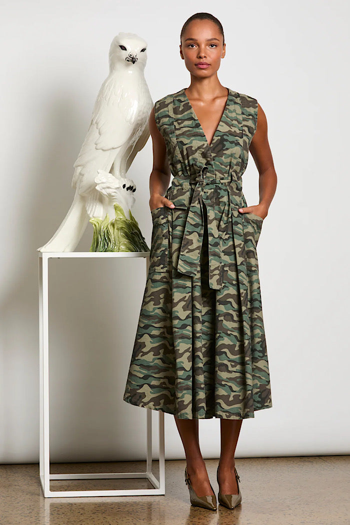 GINA DRESS - CAMO