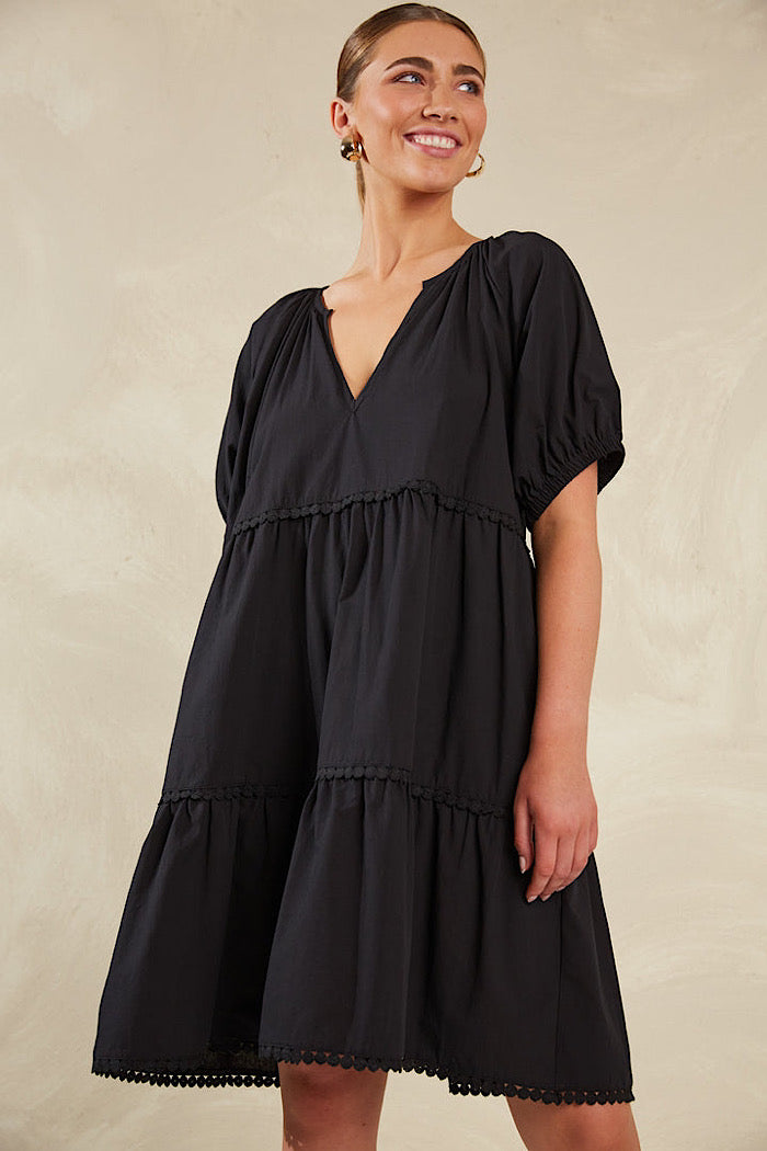 ADELFIA DRESS - DOMINO
