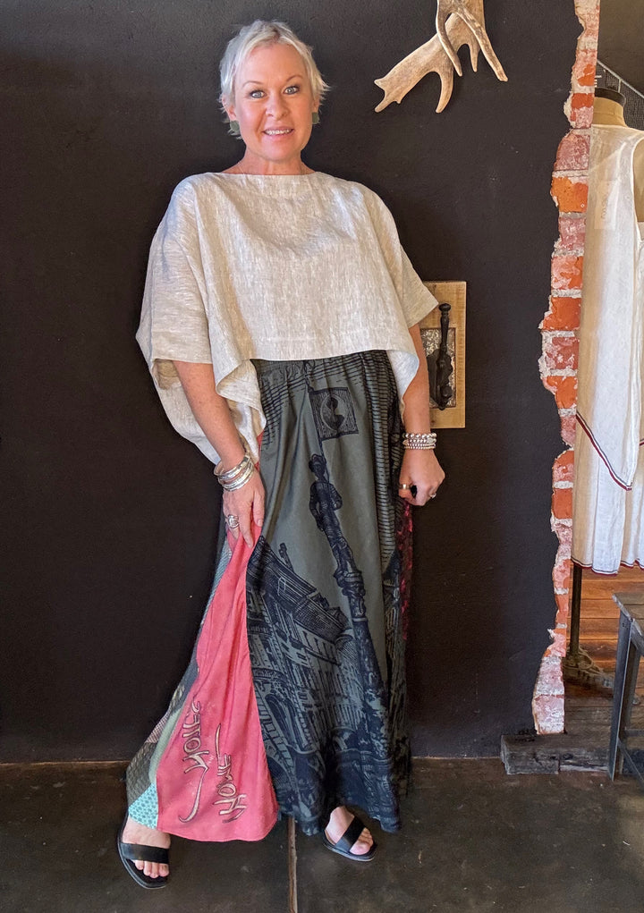 CIRCULAR BY MAUD DAINTY TOWN SQUARE SKIRT - HOME NOTES
