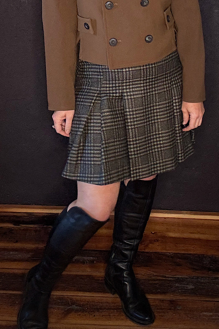 SOHO SKIRT - CHECK
