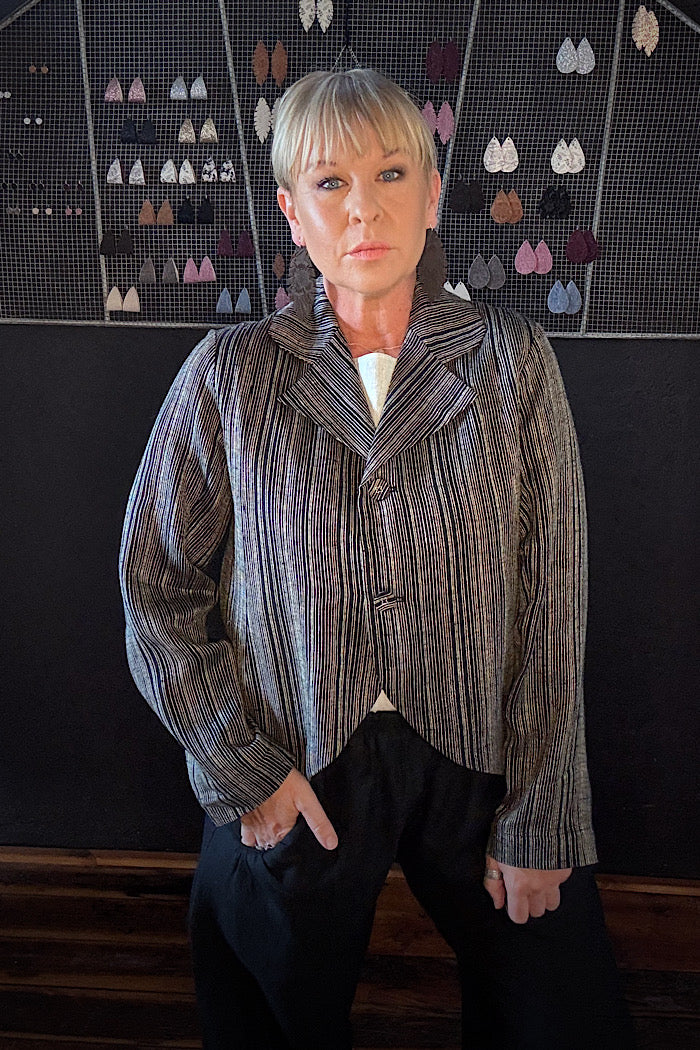 CONRAN BLAZER - RAVEN STRIPE