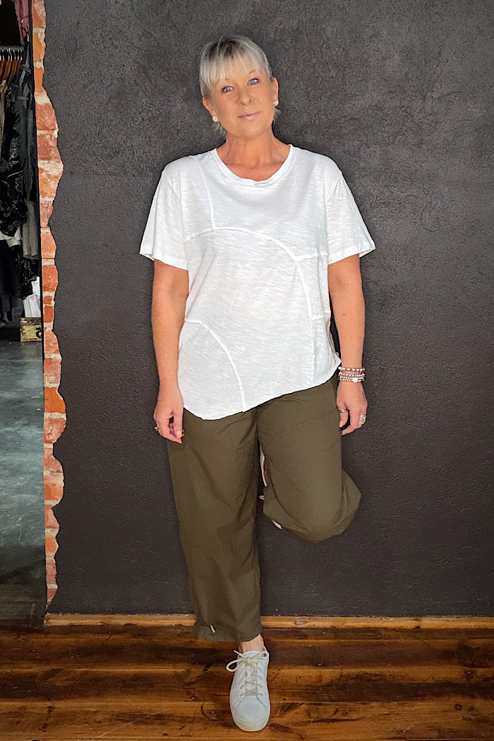 HEMLINE HYPE PANT - OLIVE