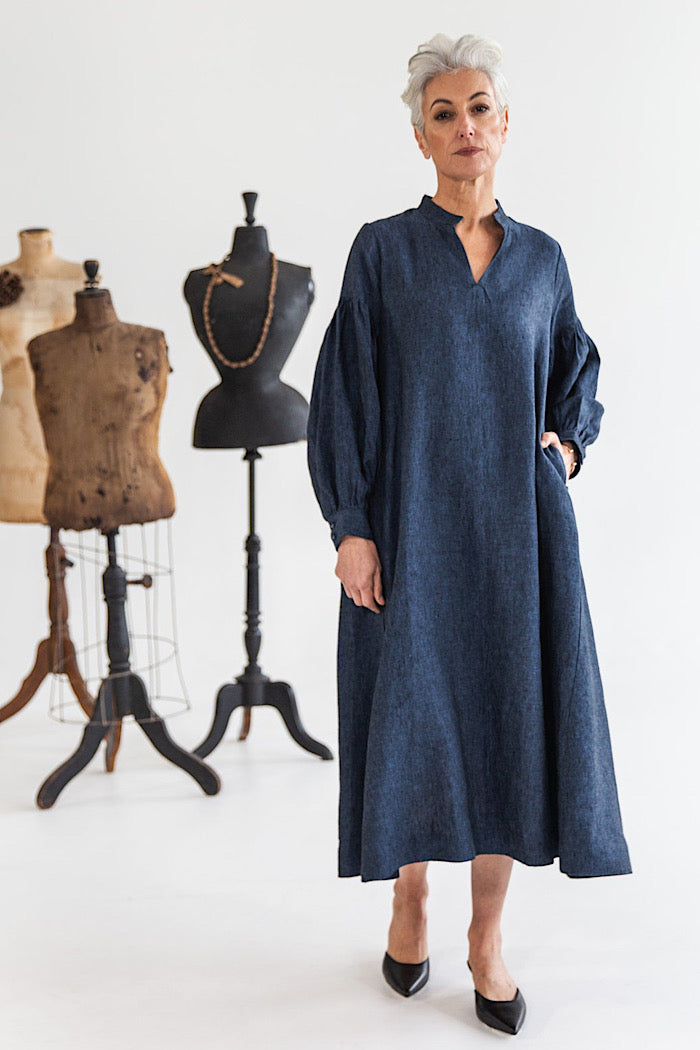 MADDISON DRESS - NAVY