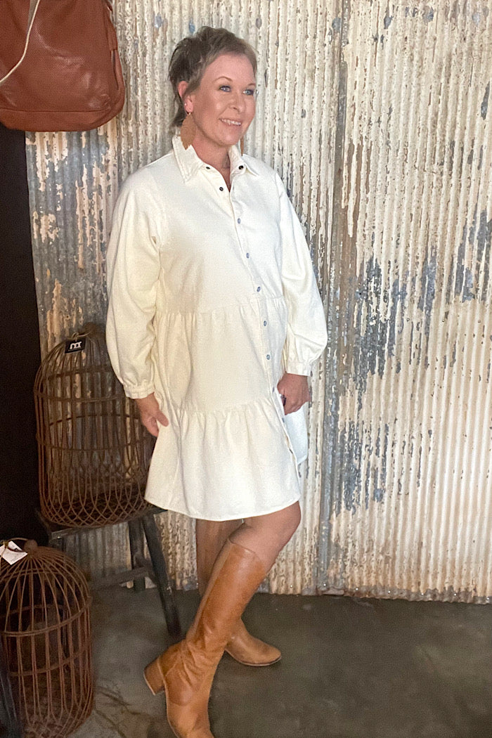 URBAN DRESS - CREME