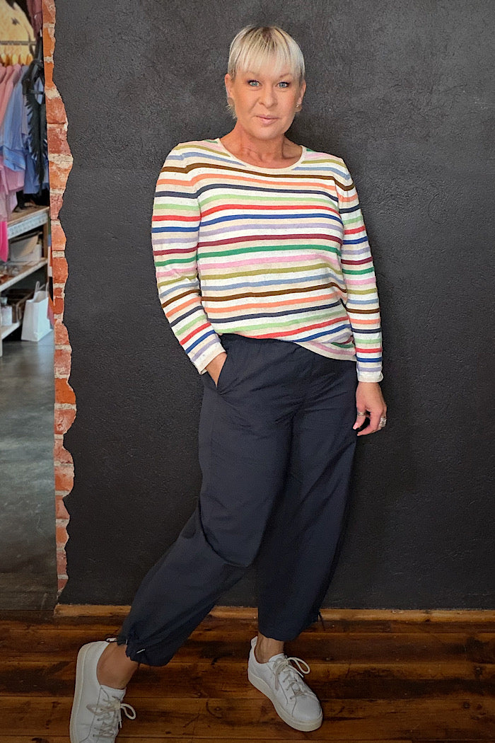 HEMLINE HYPE PANT - NAVY