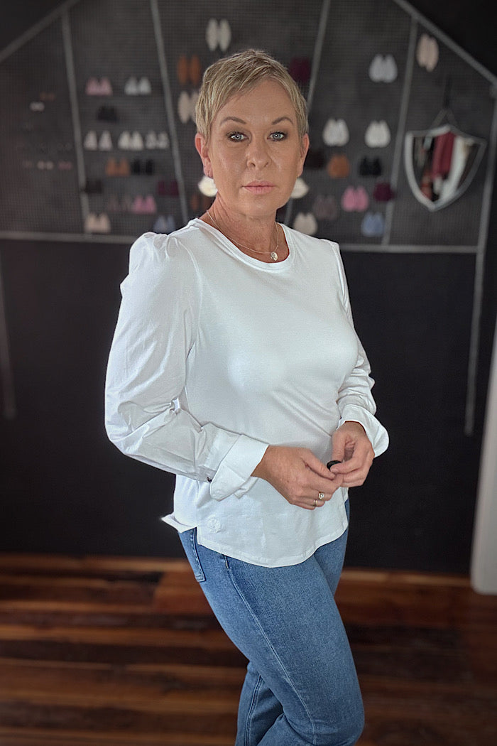 THORNBURY TOP - WHITE