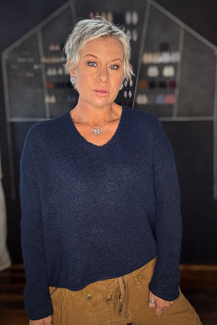 SWEATER HALF SWEATER - FUTURE DUSK (NAVY)