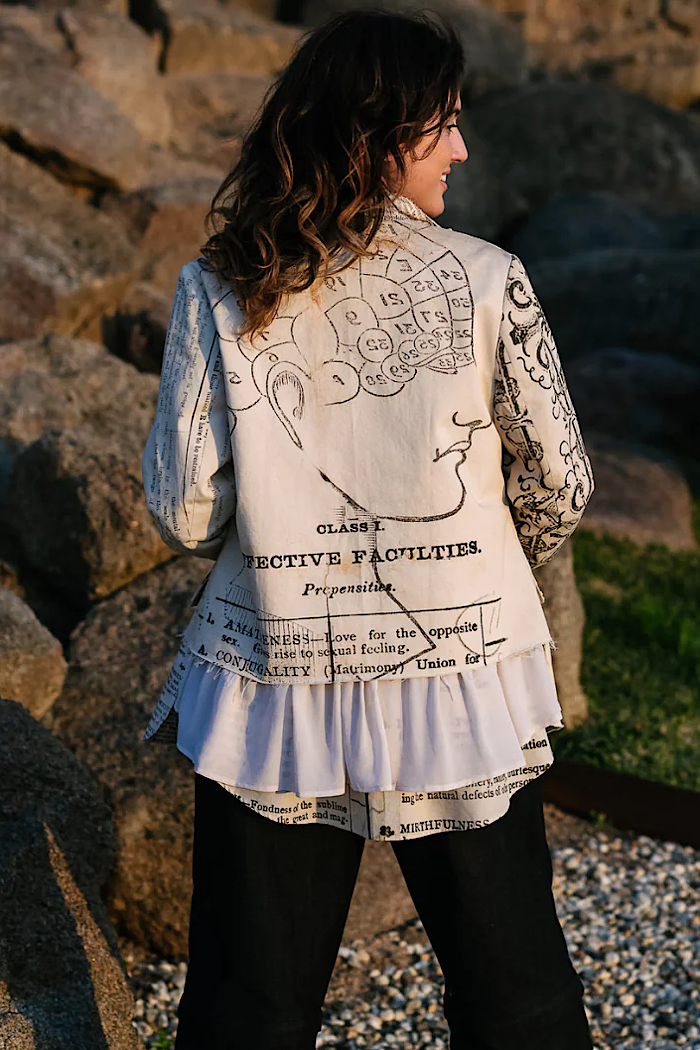 CIRCULAR BY MAUD DAINTY SPLICE JACKET - PHRENOLOGY