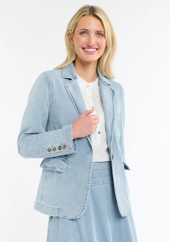365 DAYS DENIM BLAZER - ICE BLUE
