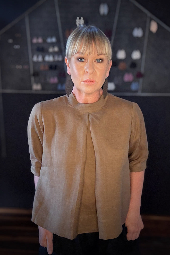 LORETTA TOP - CINNAMON