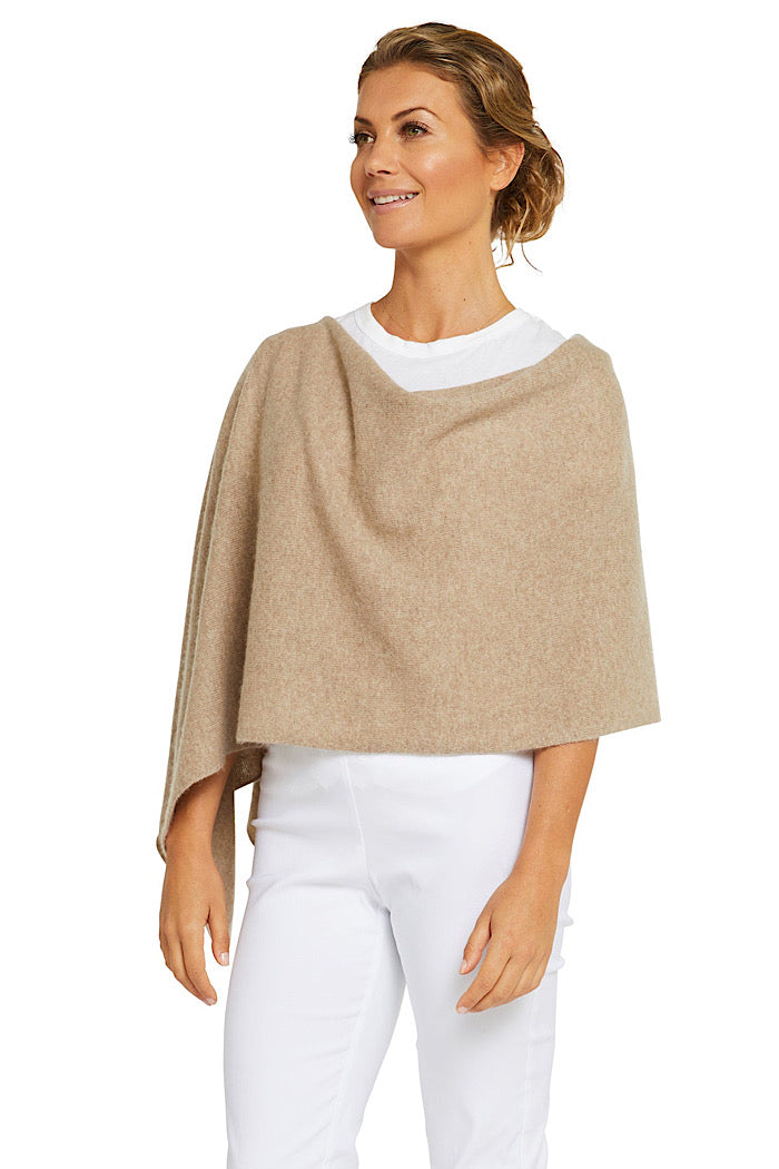 CASHMERE TOPPER - NATURAL