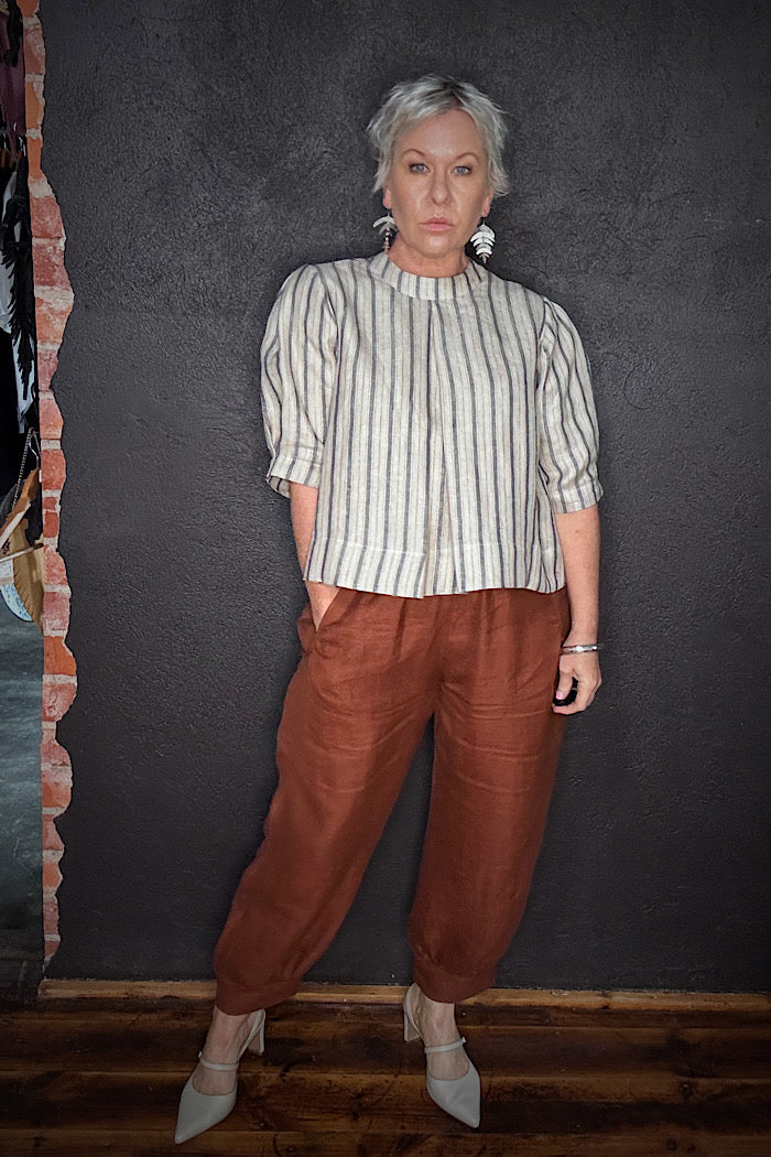 EVA’S SUNDAY TABITHA PANTS - BRICK